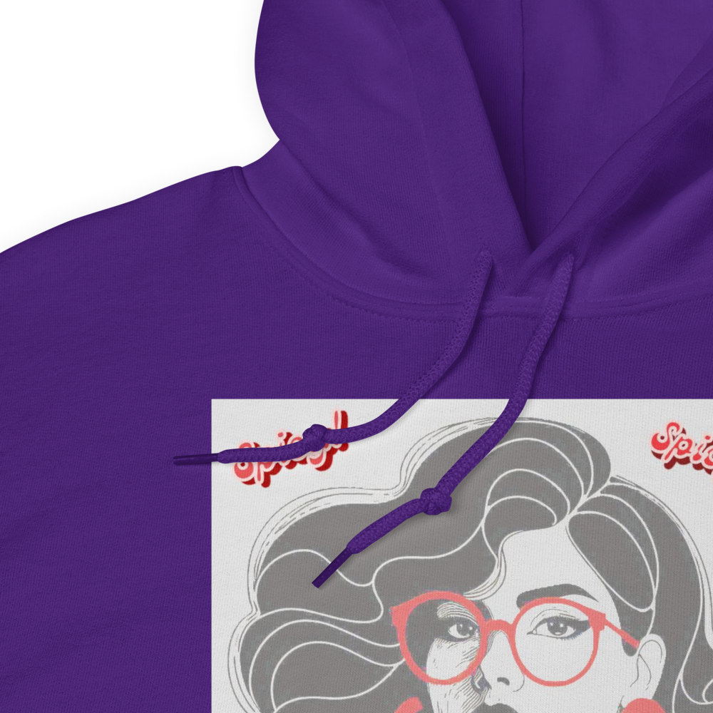 Closet Design 101 Statement Graphic Hoodie – Purple