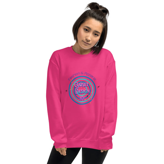 Closet Design 101™ Signature Pink Graphic Sweatshirt
