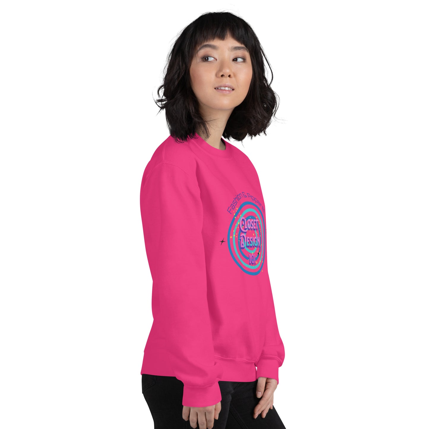Closet Design 101™ Signature Pink Graphic Sweatshirt