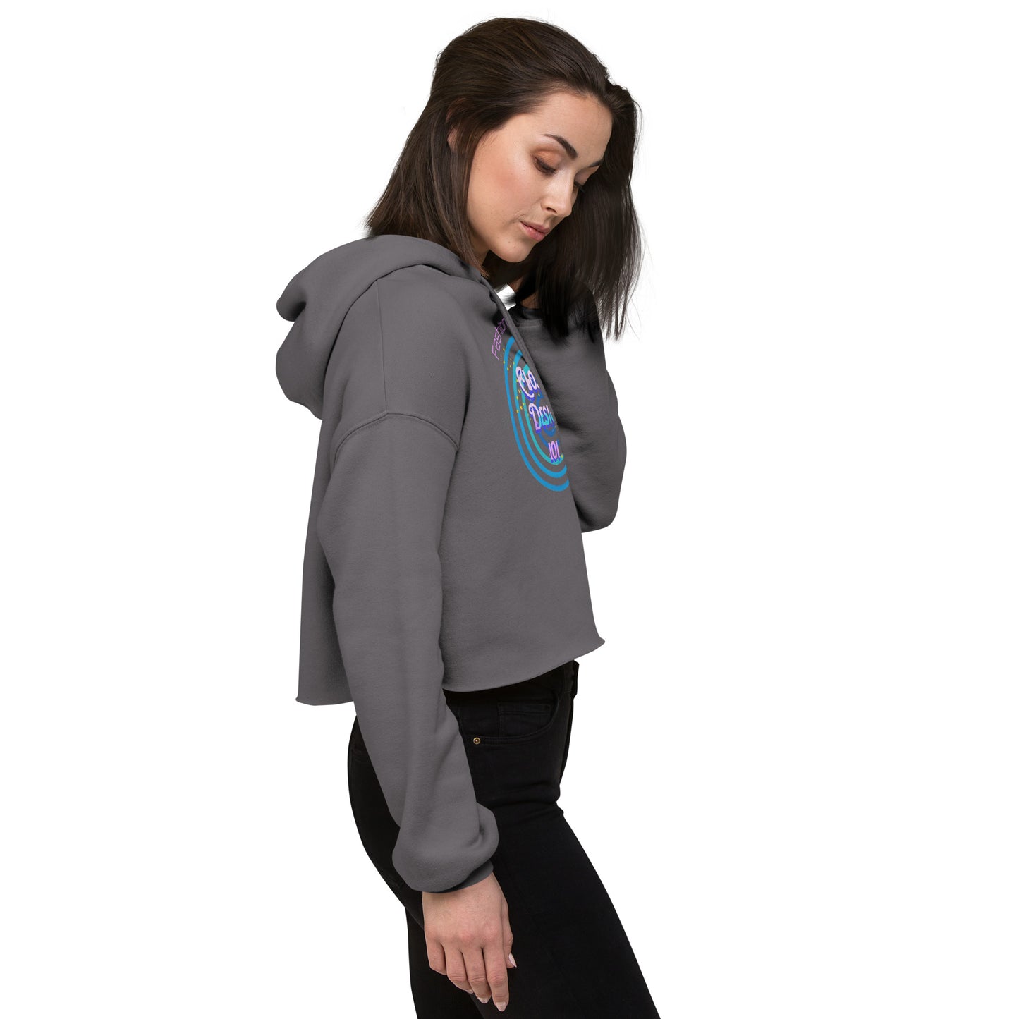 RESET DESIGN Cropped Hoodie – Charcoal Pulse Edition by Closet Design 101™
