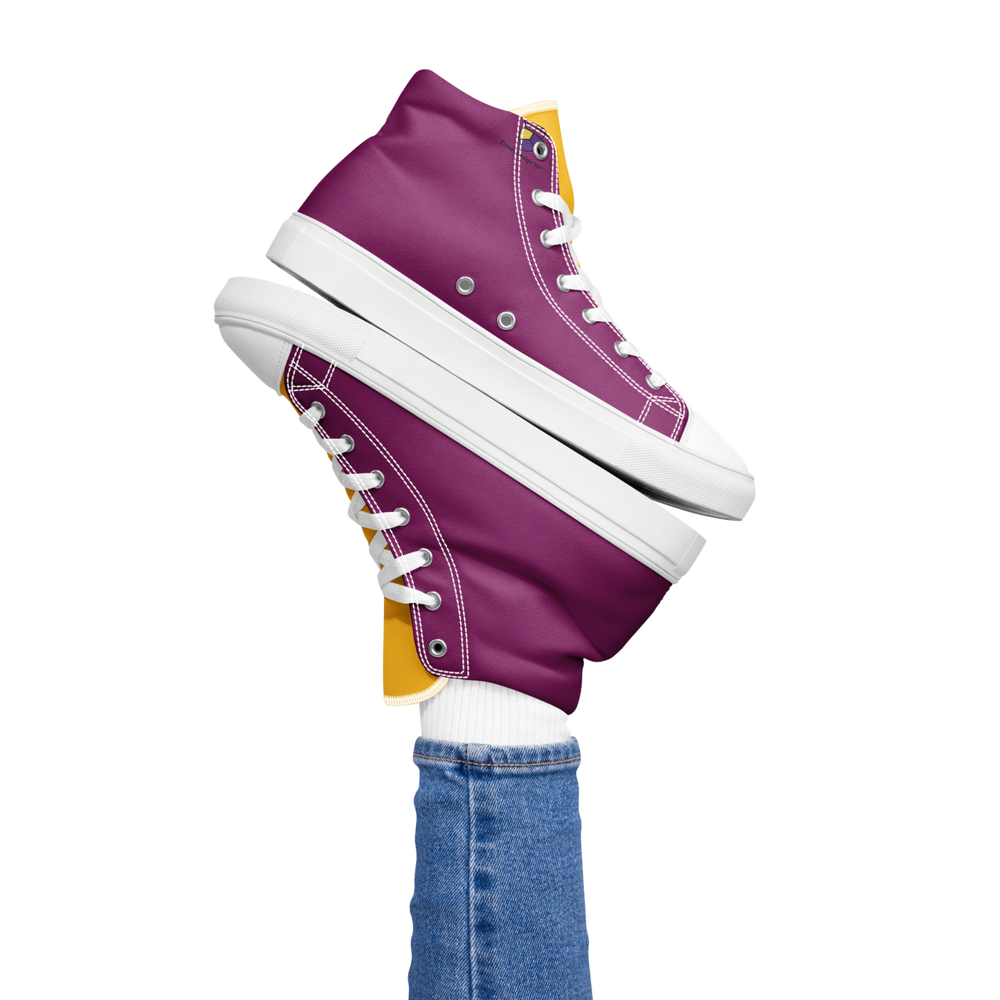 Women’s high top canvas shoes